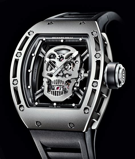 richard mille rm 052 skull replica|richard mille skeleton skull watch.